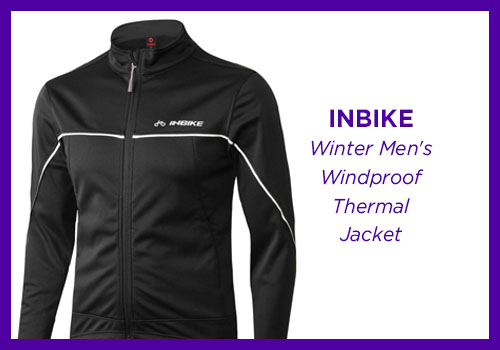 INBIKE Winter Men's Windproof Thermal Cycling Running Jacket